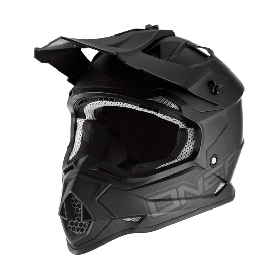 copie de Casque de Cross 2SRS Slick gris et noir O'Neal