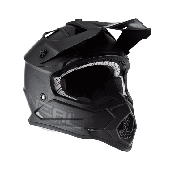 copie de Casque de Cross 2SRS Slick gris et noir O'Neal