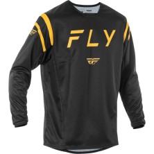 FLY RACING Kinetic Center T-Shirt - Black / Gold