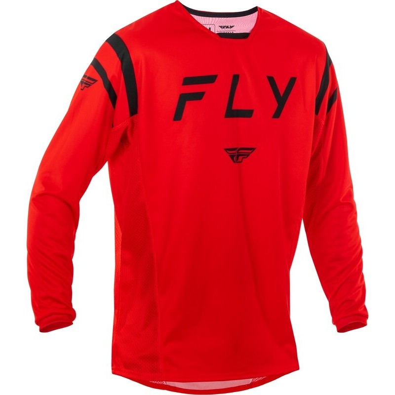 FLY RACING Kinetic Center T-shirt - Red / Black