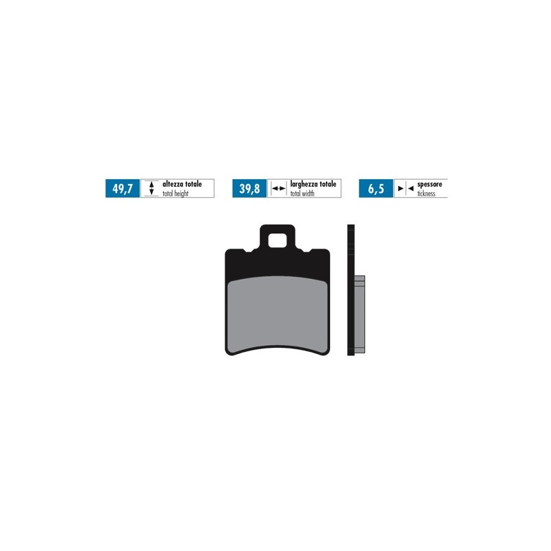 Brake pads Ark/ Aerox/ Jog For race Polini