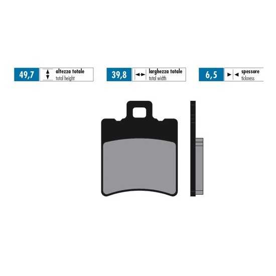 Brake pads Ark/ Aerox/ Jog For race Polini