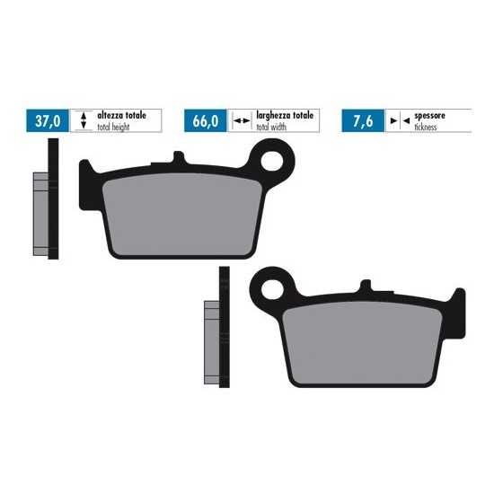 Plaquettes de frein Beta RR 50cc Enduro / Supermotard