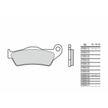 Plaquettes de frein synthétiques KTM/ SX/ EXC -Brembo