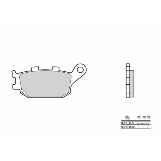 Sintered brake pads Honda CBR 600 RR Brembo