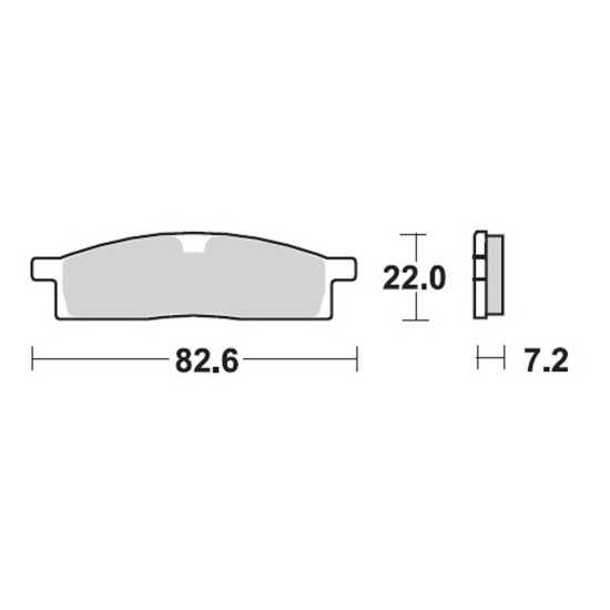 Sintered brake pads Yamaha YZ 65/80/85 Galfer
