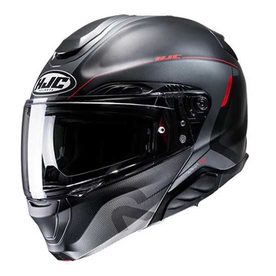 HJC RPHA 91 Combust Helm Schwarz/Grau/Rot