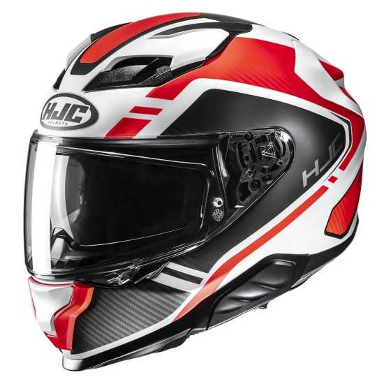 Casque HJC F71 Tozz Orange/Blanc/Noir