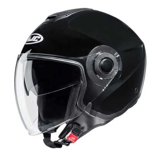 HJC I40N Solid Schwarz Glanz Helm