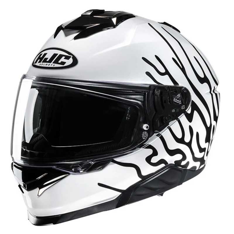 HJC I71 Helm Celos Weiß/Schwarz/Neon-Gelb