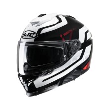 HJC I71 Enta Helmet White/Black/Red