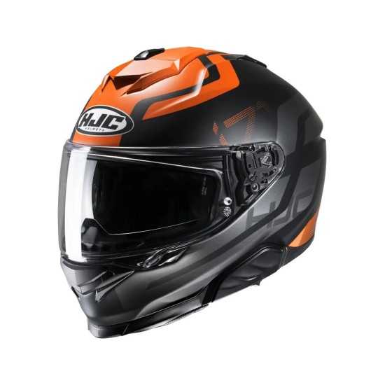 Casque HJC I71 Enta Noir/Orange/Gris