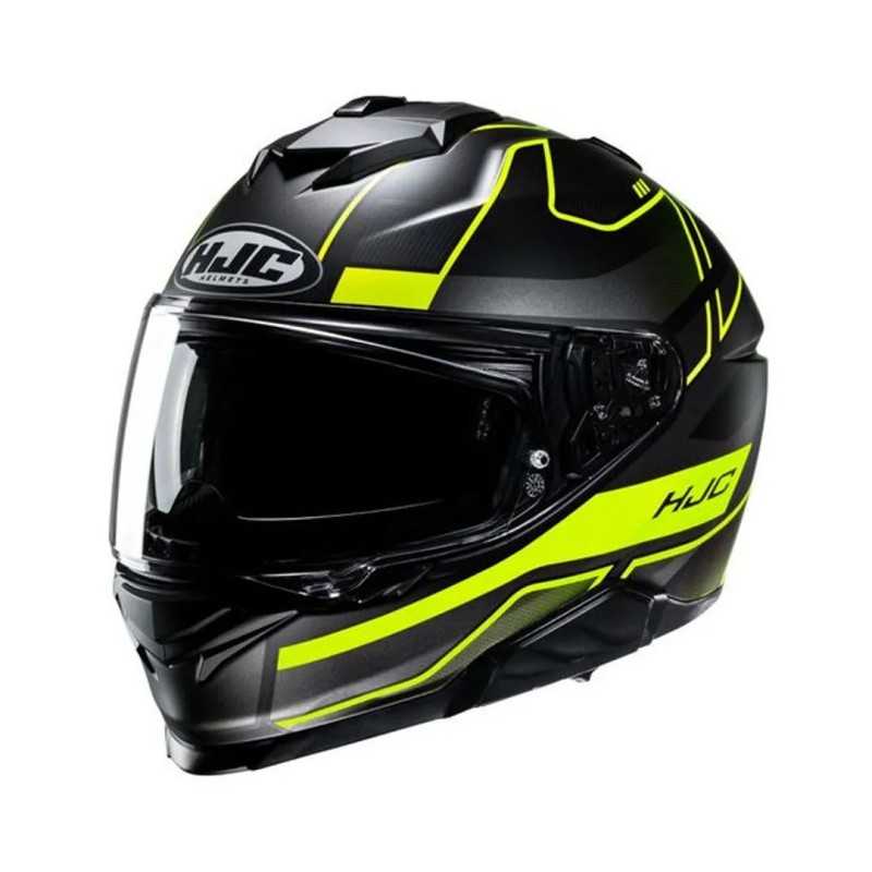 Casco HJC I71 Iorix Nero/Giallo Fluorescente