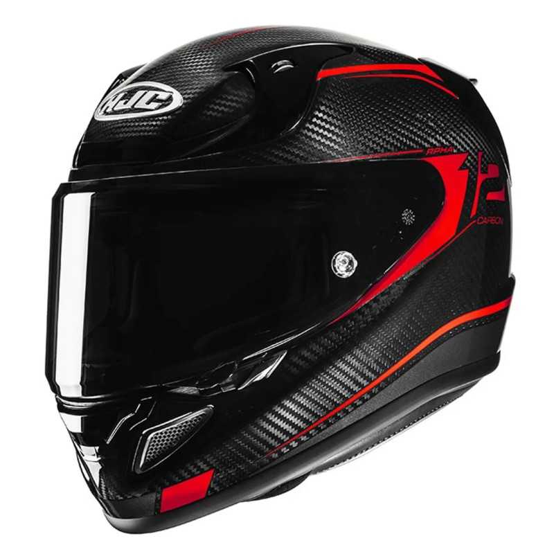 Casco HJC RPHA 12 Carbon Keres Negro/Rojo