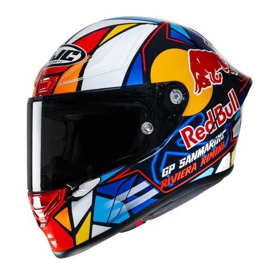 Casco HJC RPHA 1 Red Bull Misano GP Rosso/Bianco/Azzurro