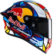 Casco HJC RPHA 1 Red Bull Misano GP Rosso/Bianco/Azzurro