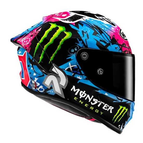 Casque RPHA 1 Quartararo Le Mans Sp Rose/Bleu/Noir