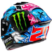 Casque RPHA 1 Quartararo Le Mans Sp Rose/Bleu/Noir