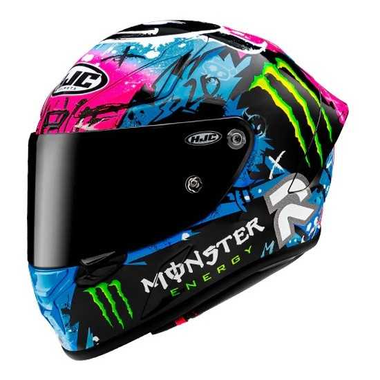 Casco RPHA 1 Quartararo Le Mans Sp Rosa/Blu/Nero
