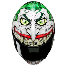 Casco HJC RPHA 1 Joker Dc Comics Nero/Bianco/Verde/Lilla