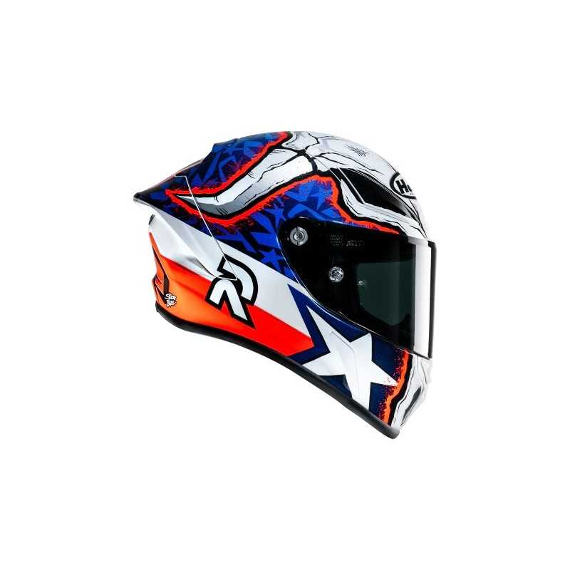 HJC RPHA 1 Garret Gerloff Replica Helm Blau/Weiß/Rot