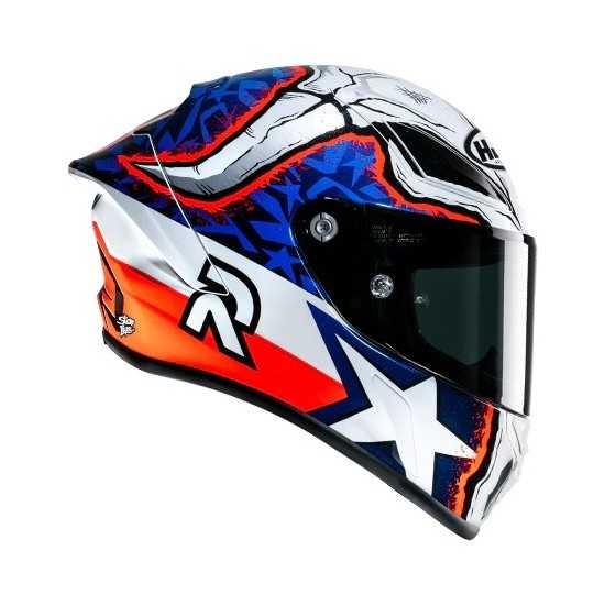 Casque HJC RPHA 1 Réplica Garret Gerloff Bleu/Blanc/Rouge