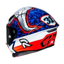 Casco HJC RPHA 1 Garret Gerloff Replica Blu/Bianco/Rosso