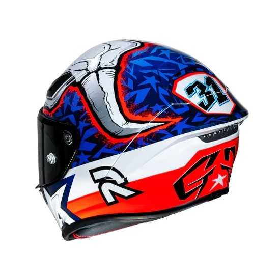 HJC RPHA 1 Garret Gerloff Replica Helm Blau/Weiß/Rot