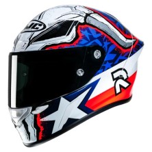 Casque HJC RPHA 1 Réplica Garret Gerloff Bleu/Blanc/Rouge