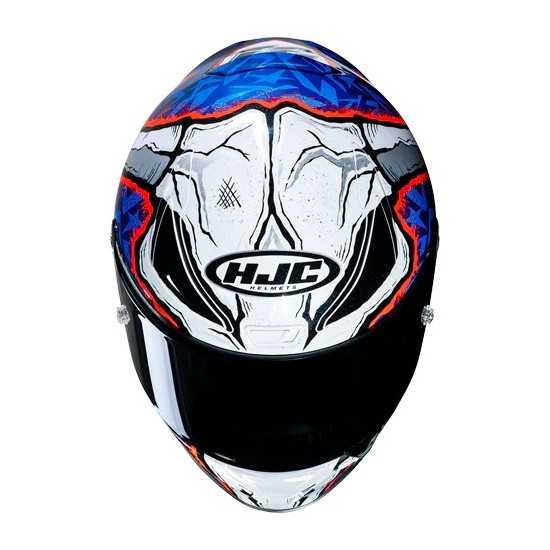 HJC RPHA 1 Garret Gerloff Replica Helm Blau/Weiß/Rot