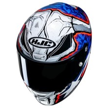 HJC RPHA 1 Garret Gerloff Replica Helm Blau/Weiß/Rot