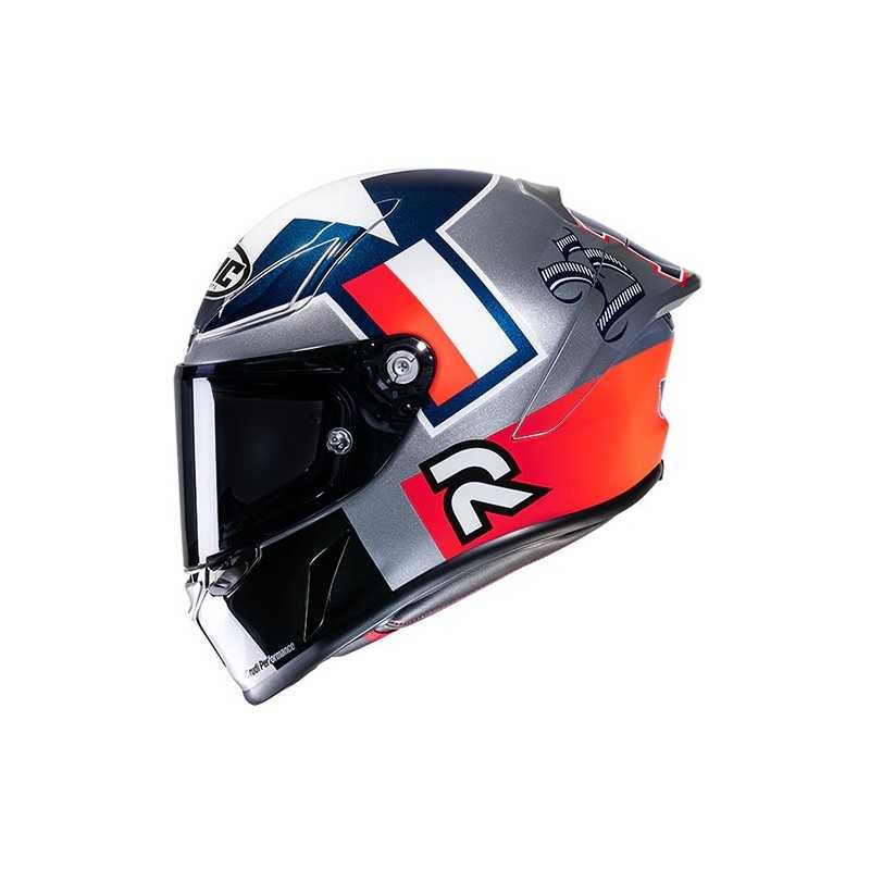 Casco HJC RPHA 1 Ben Spies Silver Star Grigio/Rosso/Bianco/Blu