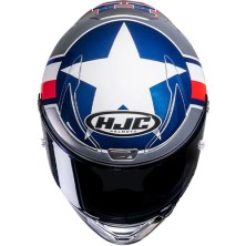 HJC RPHA 1 Helmet Ben Spies Silver Star Gray/Red/White/Blue