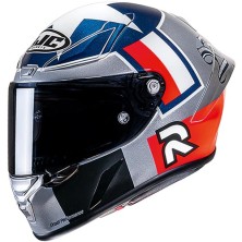 HJC RPHA 1 Helmet Ben Spies Silver Star Gray/Red/White/Blue