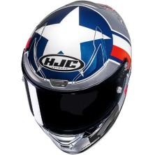 Casque HJC RPHA 1 Ben Spies Étoile Argent Gris/Rouge/Blanc/Bleu