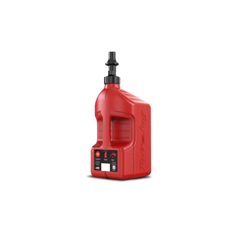 Fast filling gasoline can 20 liters red
