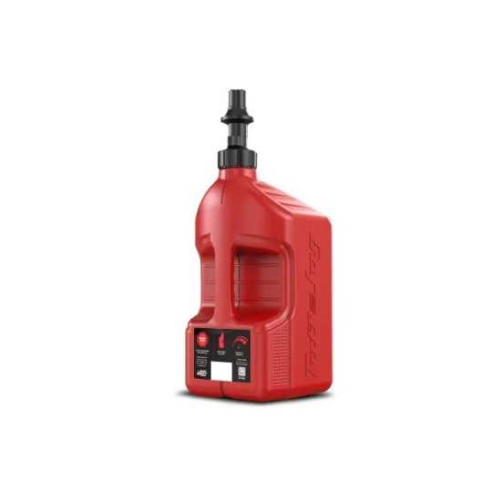Fast filling gasoline can 20 liters red