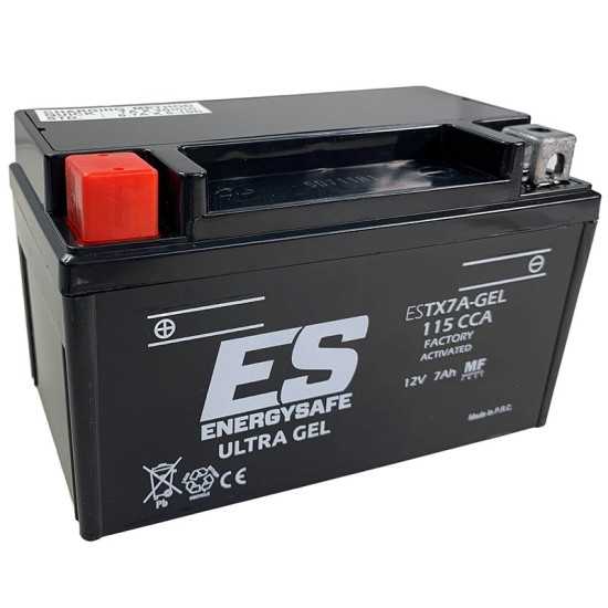 Precharged gel battery ESTX7A Energysafe