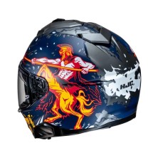 Casco HJC I71 Tauro Blu/Giallo/Rosso