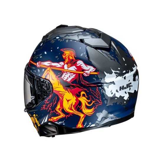 HJC I71 Helmet Tauro Blue/Yellow/Red