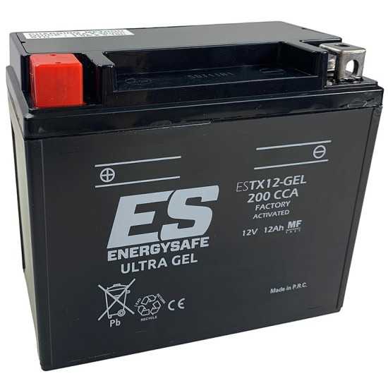 Energysafe pre-charged gel battery ESTX12