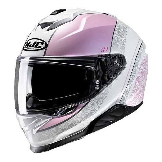 Casque HJC I71 Sera Blanc/Rose