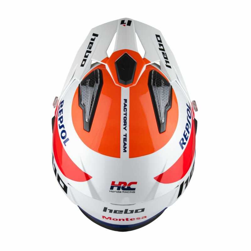 Trial helmet Hebo Zone 5 -Montesa Team White