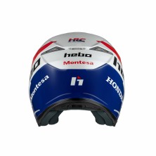 Casque de trial Hebo Zone 5 -Montesa Team Blanco