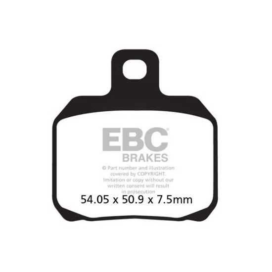 Rear brake pads Yamaha X-Max 125 06-09 sintered