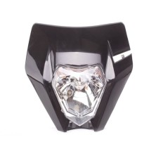 Face shield type KTM with universal fixing rubbers Tun'R