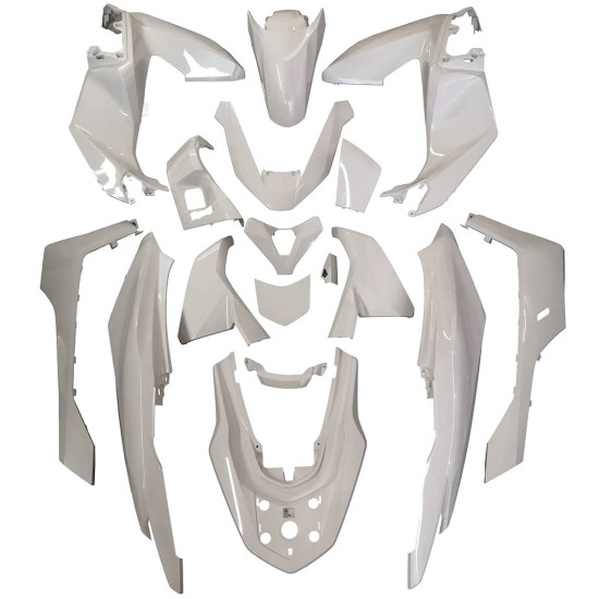 Verkleidungssatz Honda PCX 125 2025, 15-teilig, weiß