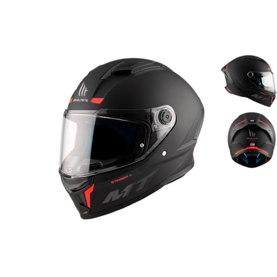 Casque intégral Stinger 2 A1 noir mat MT Helmets
