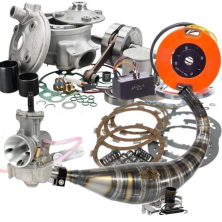 copy of Kit tpr 86cc AM6 step4 cilindro 86 + cigueñal c.44 + carb 28 pwk pol. + escape blaze 90 +embragues top + rotor