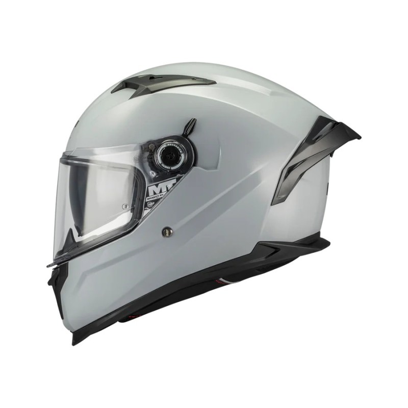 Braker SV Pure A12 Helmet Gloss Gray MT Helmets